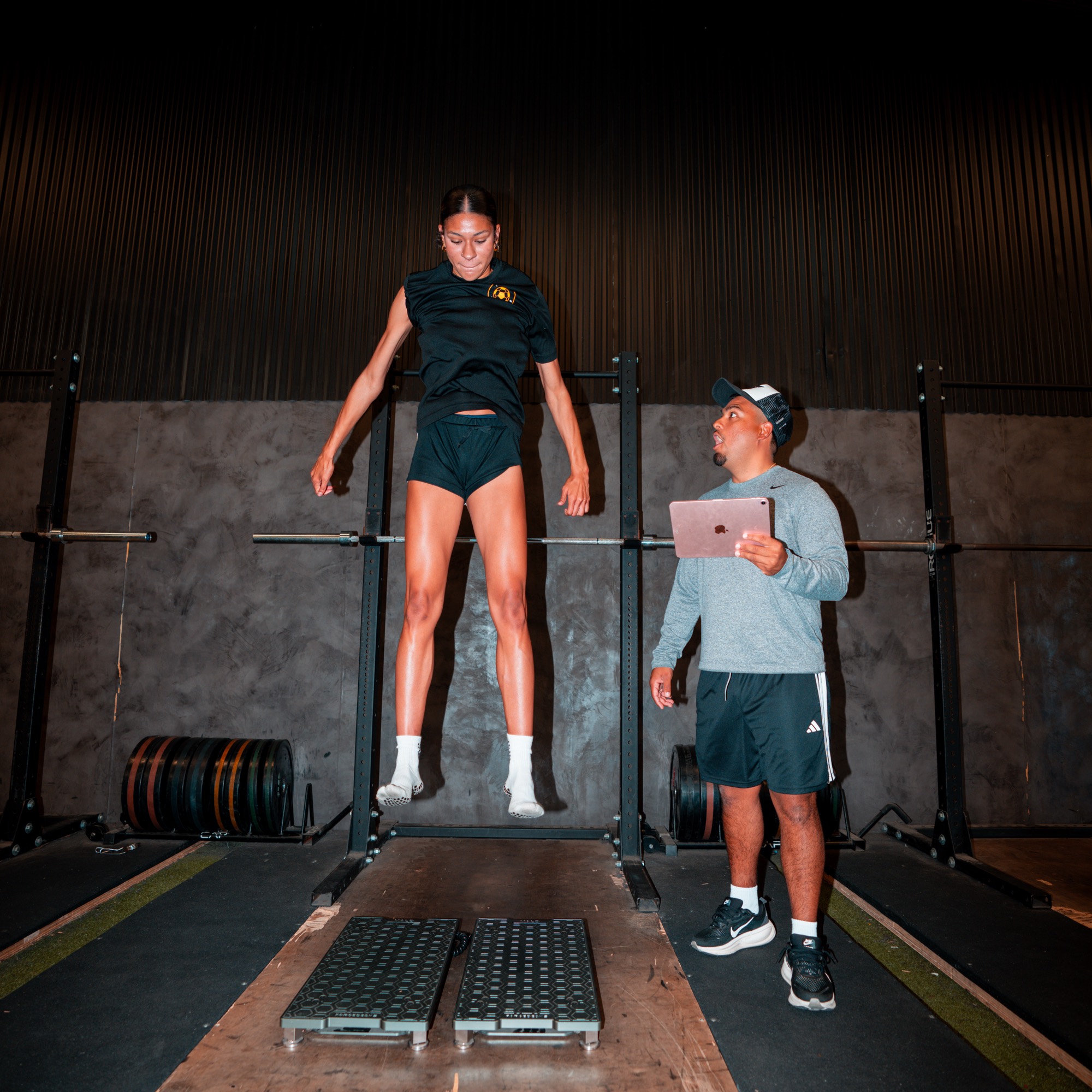 Athlete jump testing
